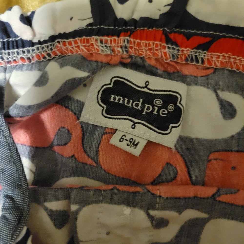 Mudpie Whale Romper - Picture 2 of 3
